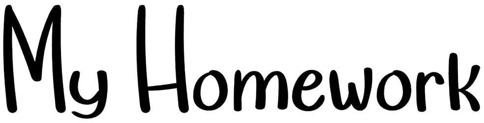 My Homework Font 1