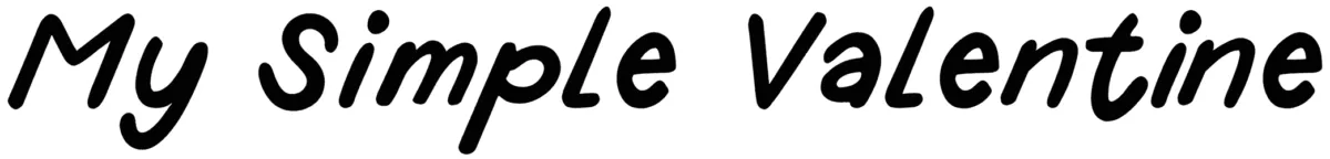 My Simple Valentine Font 1