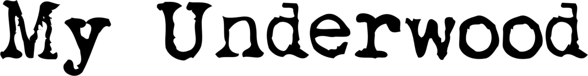 My Underwood Font 1