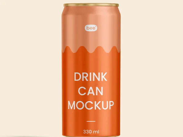 Narrow Can Mockup 1
