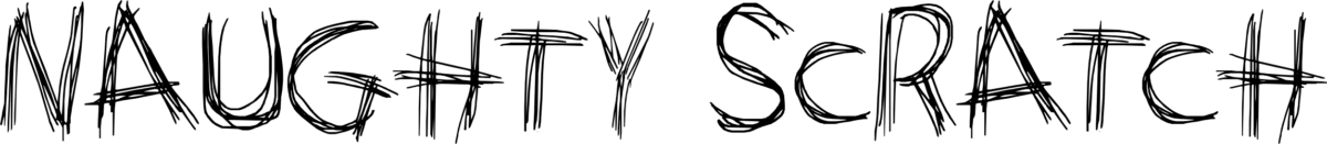 Naughty Scratch Font 1