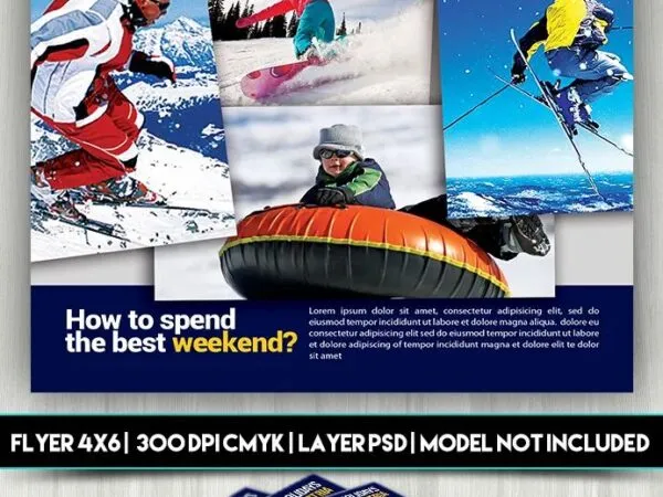 Navy Blue Travel Agency Flyer Template 1