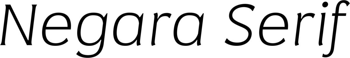Negara Serif Font 1