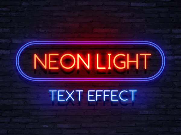 Neon Light Text Effect 1