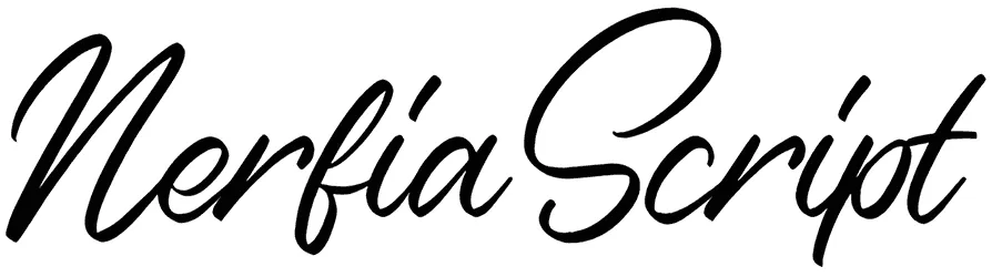 Nerfia Script Font 1