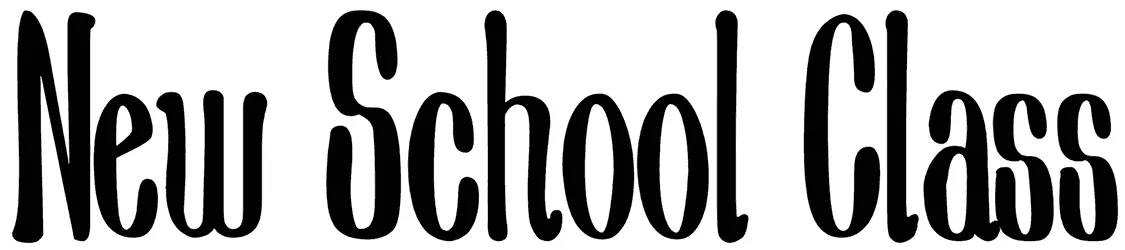 New School Class Font 1