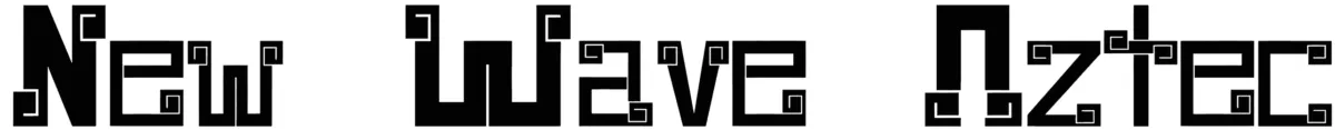 New Wave Aztec Font 1