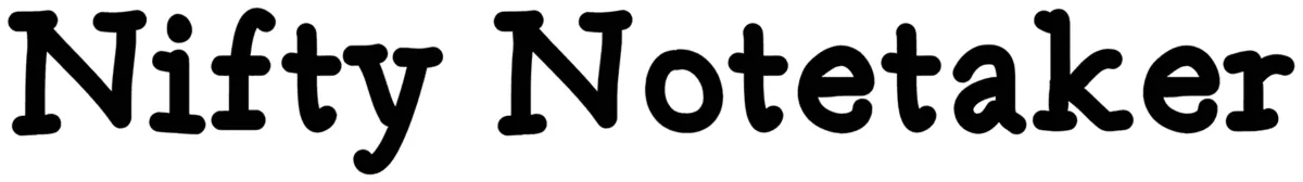 Nifty Notetaker Font 1