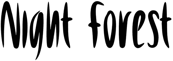 Night Forest Font 1