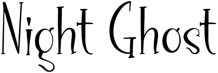 Night Ghost Font 1