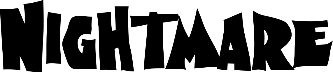 Nightmare AOE Font 1