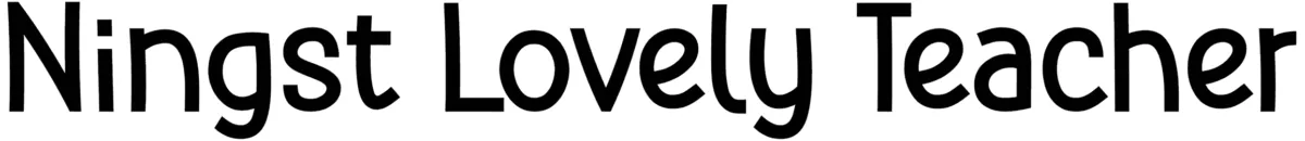 Ningst Lovely Teacher Font 1