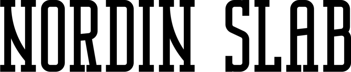 Nordin Slab Font 1