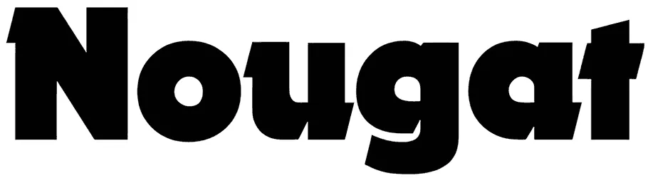 Nougat Font 1