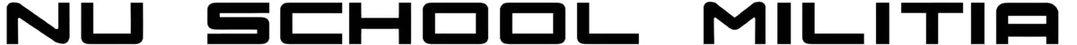 Nu School Militia Font 1