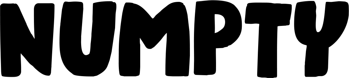 Numpty Font 1