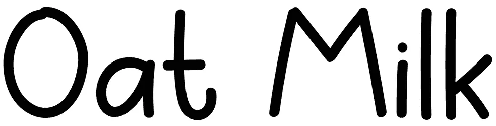 Oat Milk Font 1