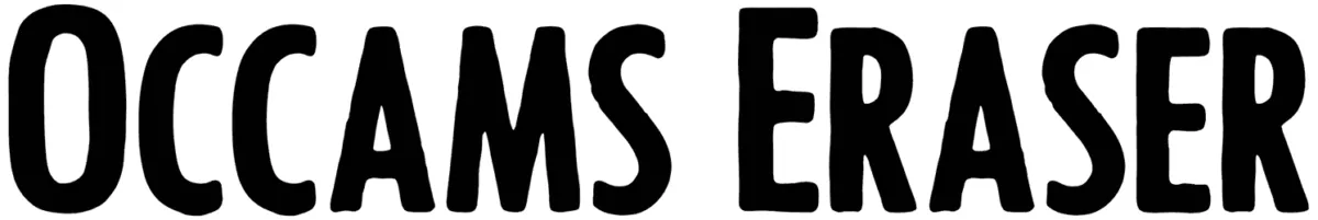 Occams Eraser Font 1
