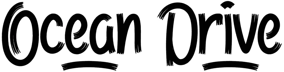 Ocean Drive Font 1