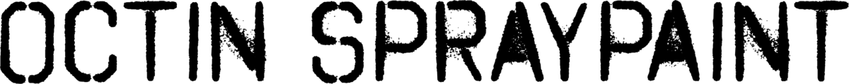 Octin Spraypaint Free Font 1