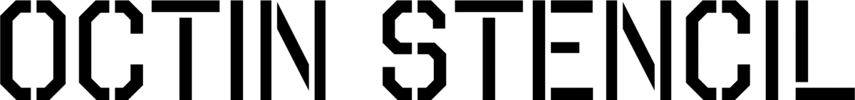 Octin Stencil Font 1