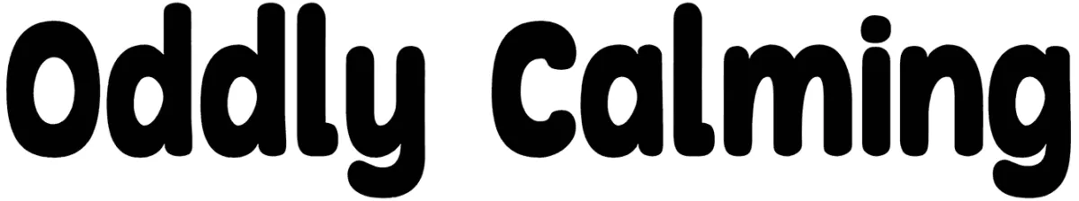 Oddly Calming Font 1