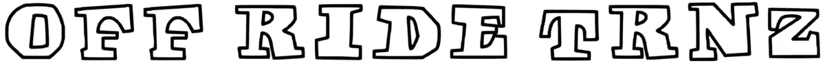 Off Ride Trnz Font 1