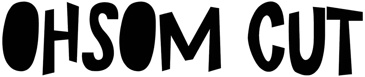 Ohsom Cut Font 1