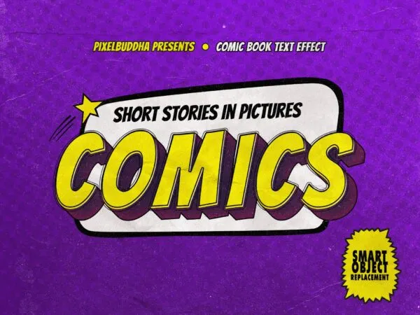 Old Comics Text Effects Set 1