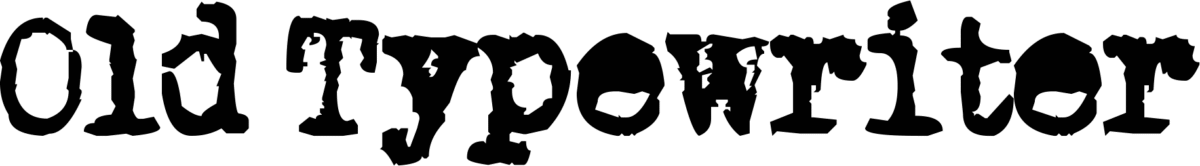 Old Typewriter Font 1