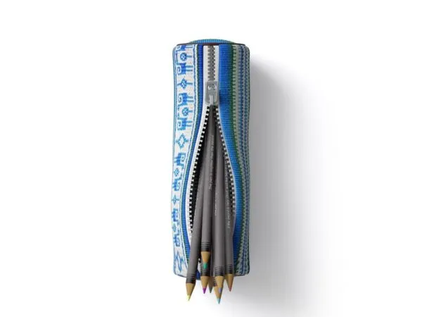 Open Pencil Box Mockup in Top Sight 1
