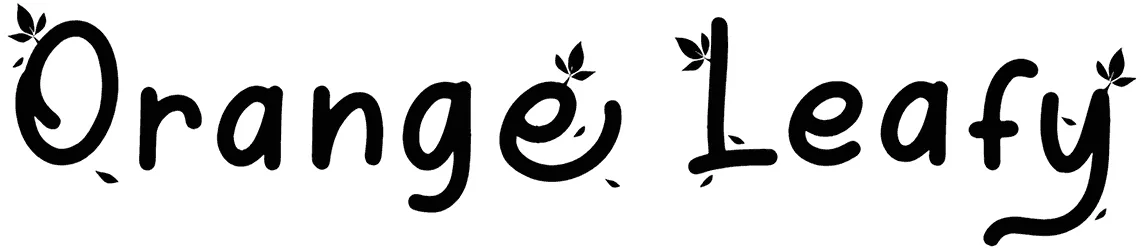 Orange Leafy Display Font 1