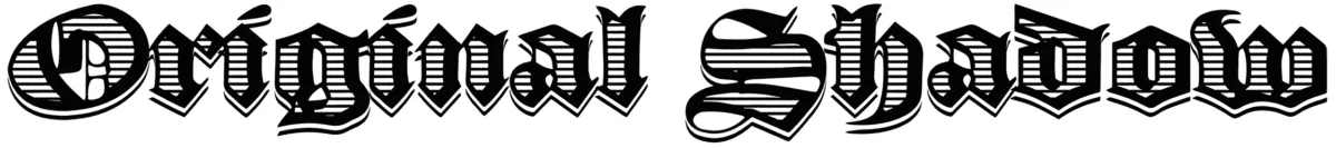 Original Shadow Font 1