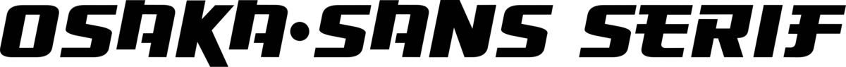Osaka Sans Serif Font 1