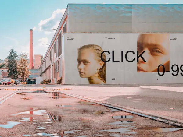 Outdoor Advertising Billboard Mockup 1