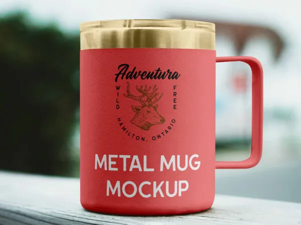 Outdoor Metal Mug Mockup 1