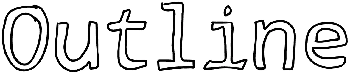 Outline Font 1
