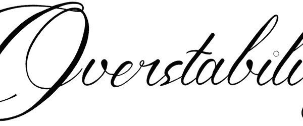Overstability Font 1