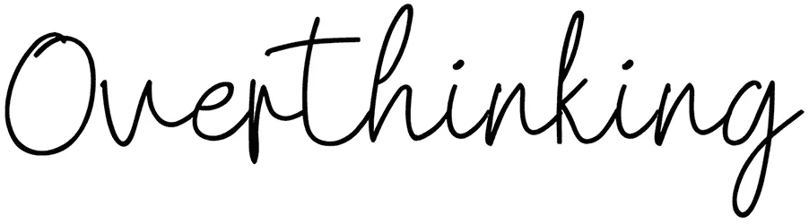 Overthinking Font 1