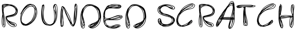 PW Rounded Scratch Font 1