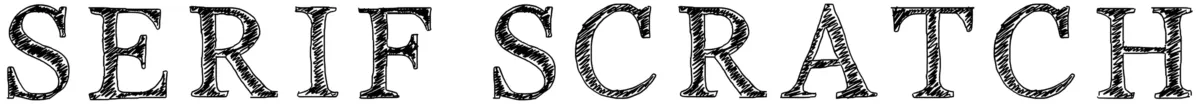 PW Serif Scratch Font 1