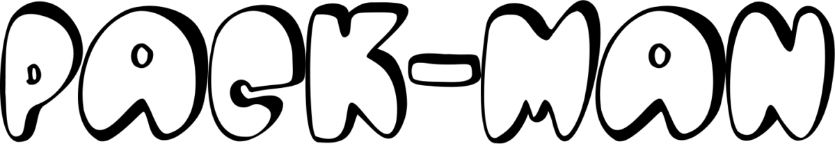 Pack Man Font 1
