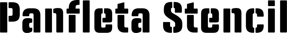 Panfleta Stencil Font 1