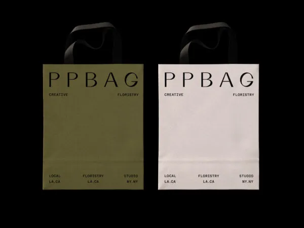 Paper Bag Mockup in Front View 1