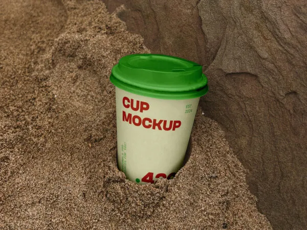 Paper Coffee Cup Mockup 1