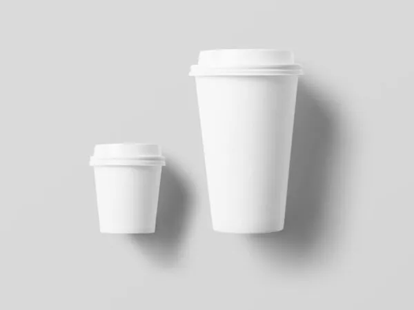 Paper Cups Mockup in Different Sizes and Colors 1