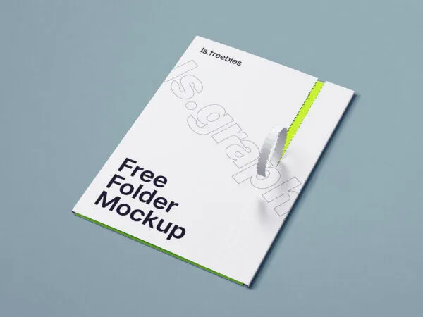 Paper Folder with a Perforation Mockup 1
