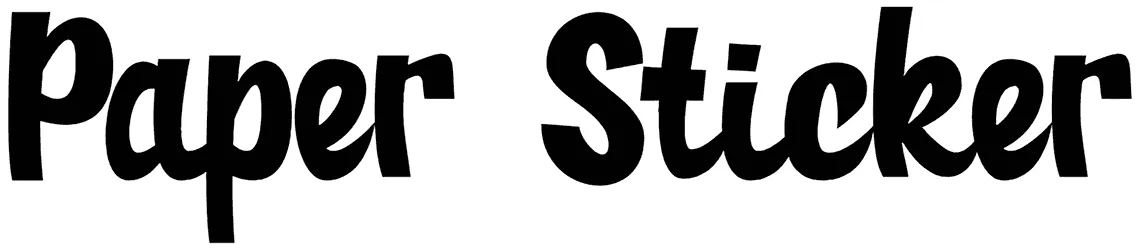 Paper Sticker Font 1