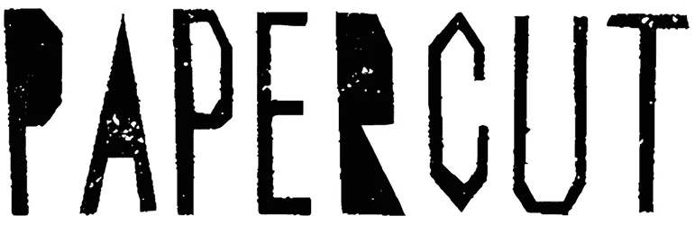 Papercut Font 1