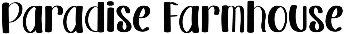 Paradise Farmhouse Font 1